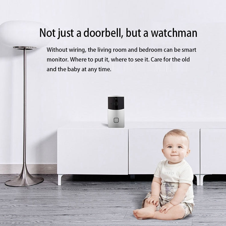VESAFE Home VS-M2 HD 720P Security Camera Smart WiFi Video Doorbell Intercom, Support TF Card & Night Vision & PIR Detection APP for IOS and Android, VS-M2 VESAFE Home VS-M2 HD 720P Security Camera Smart WiFi Video Doorbell Intercom, Support TF Card & Night Vision & PIR Detection APP for IOS and Android, VS-M2